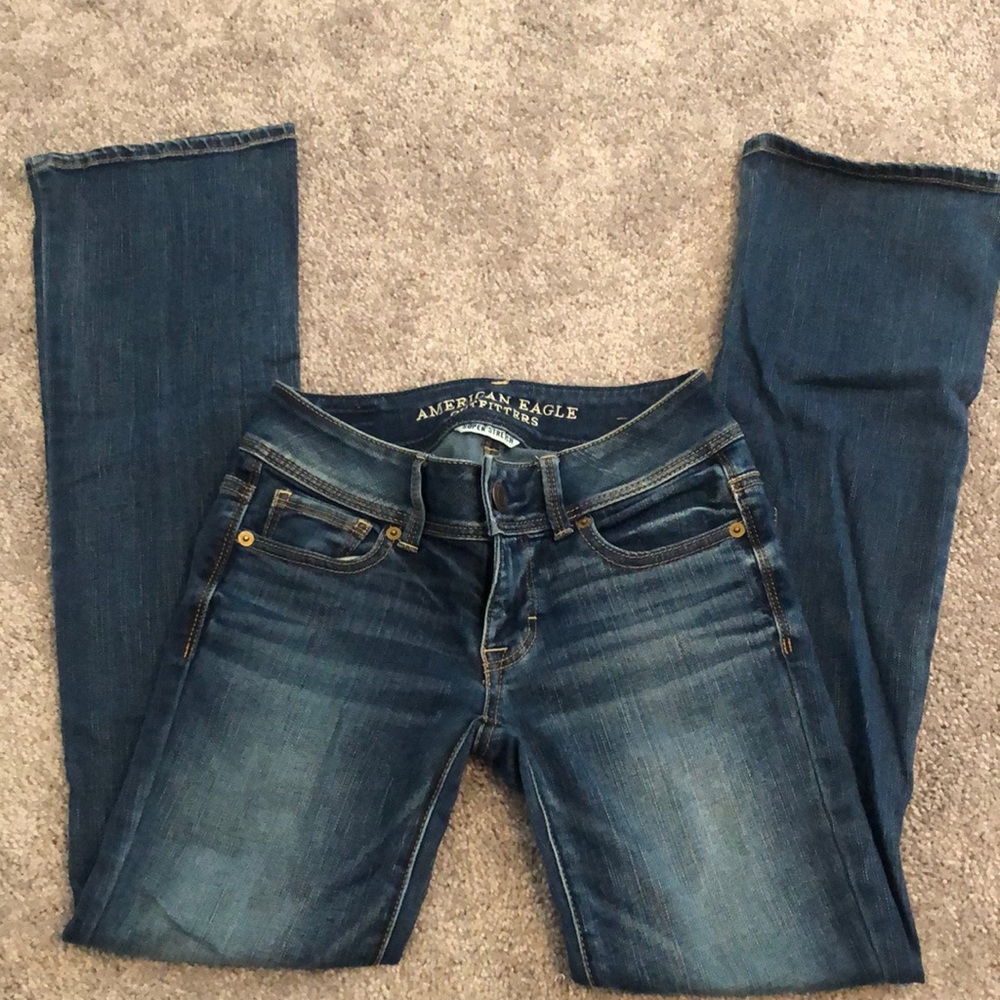 American Eagle Kick Boot Jeans, Size 00
